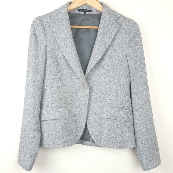 Theory Jackets & Blazers - Theory | Pantsuit | Tweed Wool Suit